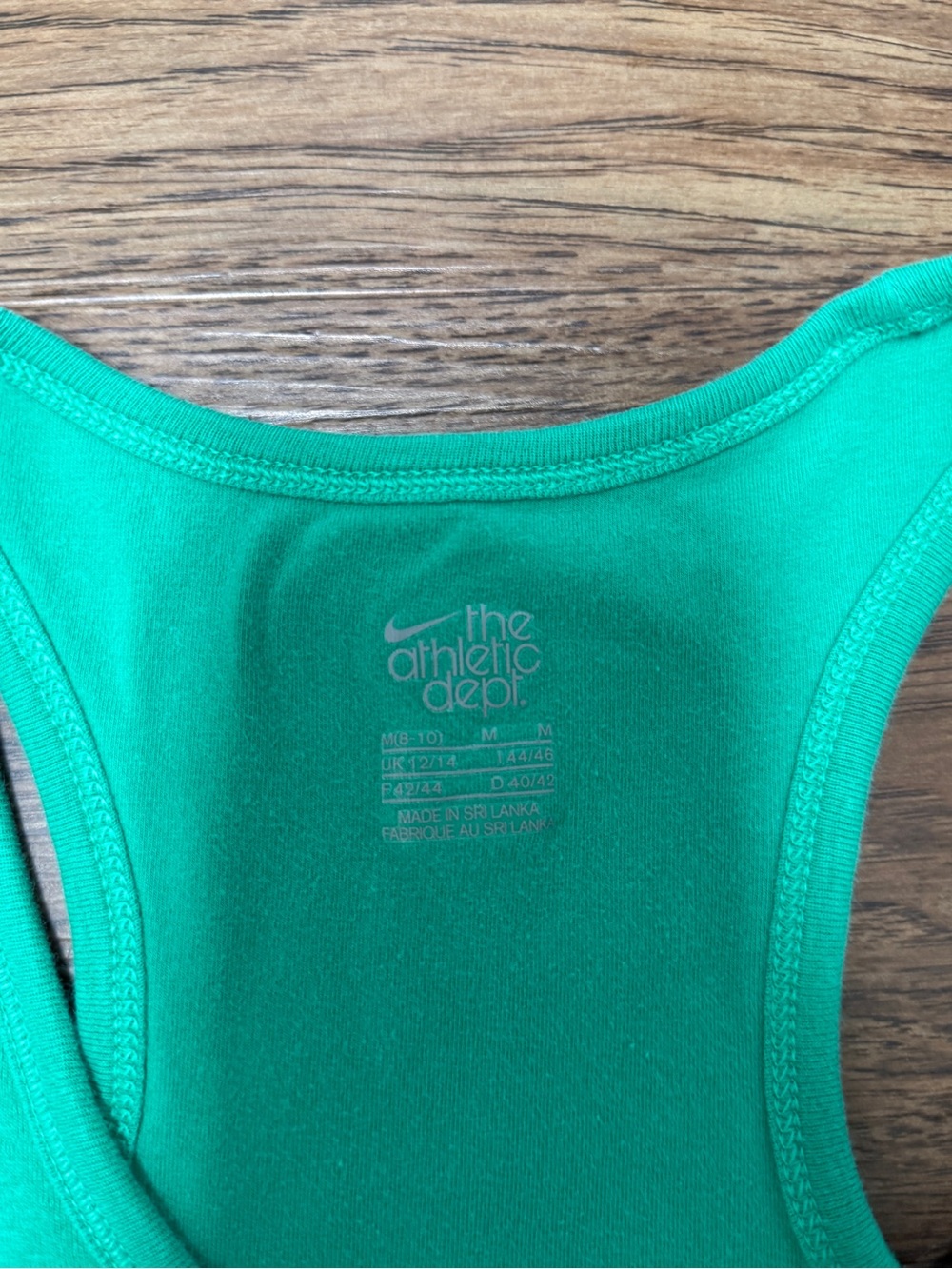 Nike Girls Teal Racerback Tank Top - Picture 4 of 5